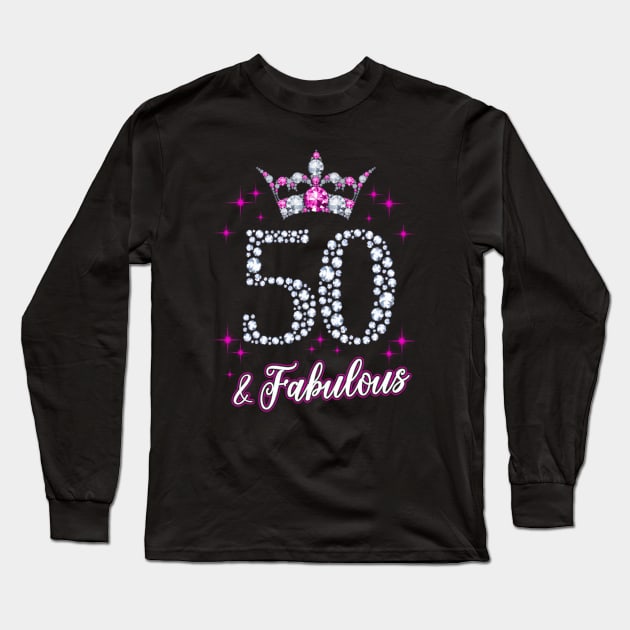 50 And Fabulous 1969 50th Long Sleeve T-Shirt by Aejacklin